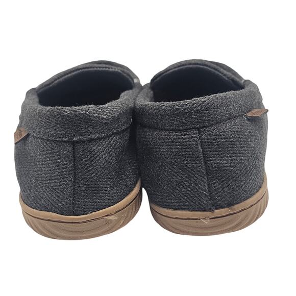 Dearfoams Men's Slippers Charcoal Gray New Without Tags Sz 11-12 - Picture 4 of 10